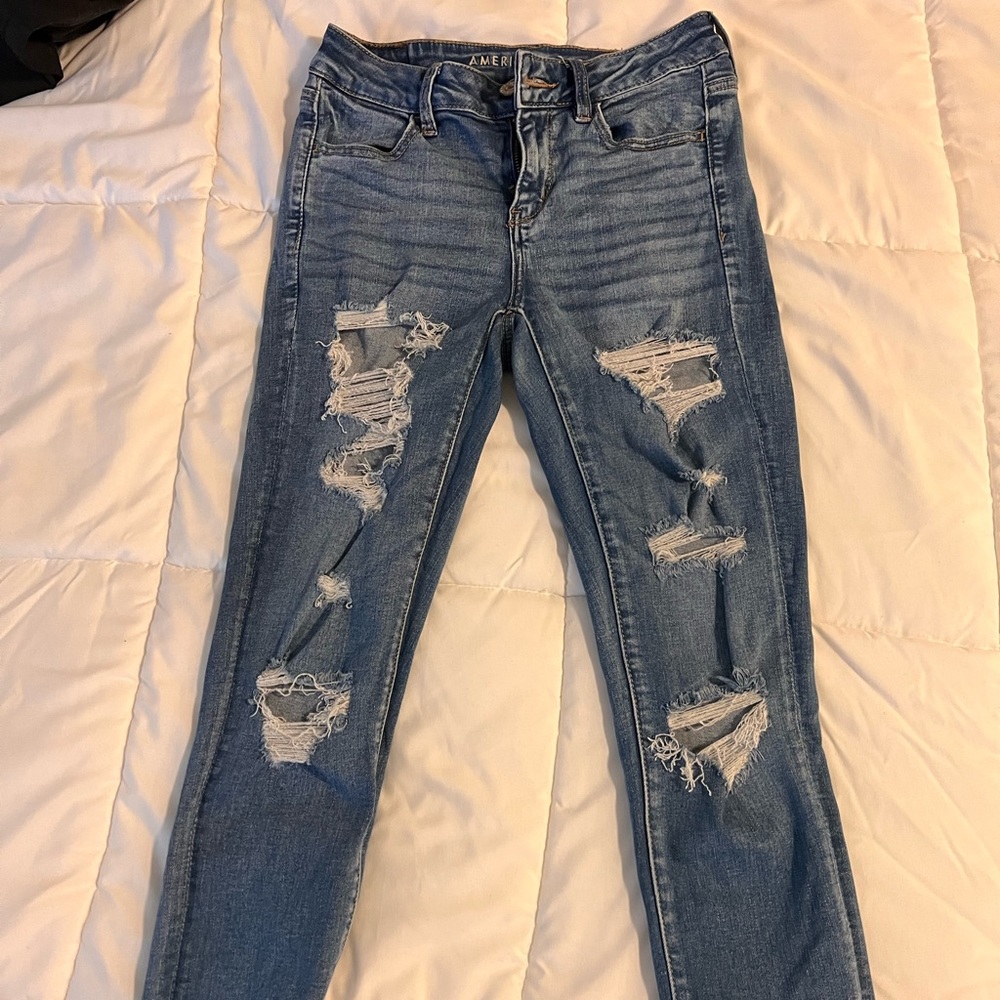 American eagle dark denim jeggings